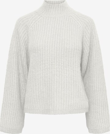 Pullover 'NELL' di Pieces Petite in bianco: frontale