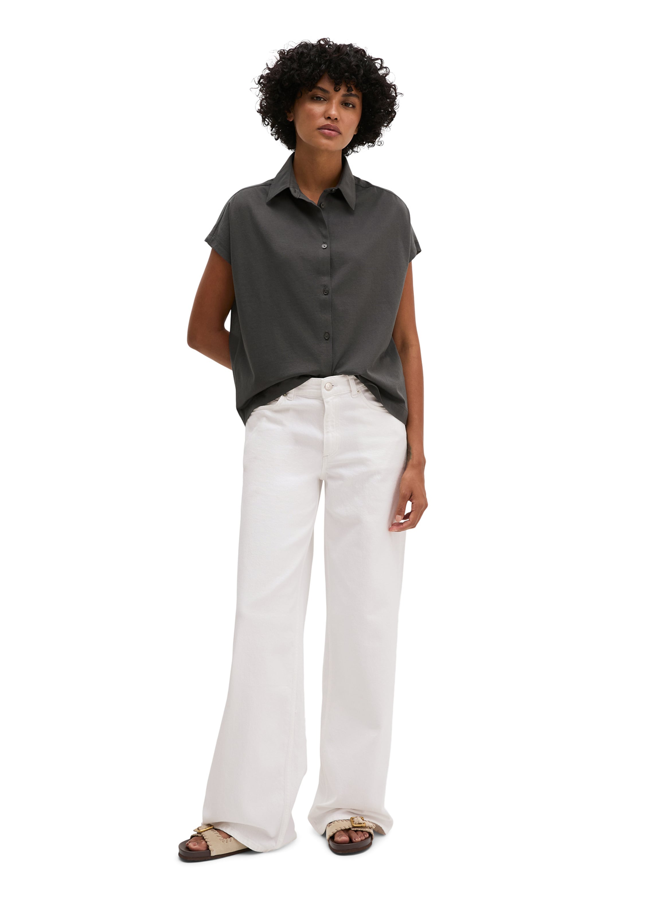 Marc O'Polo Bluse in Grau