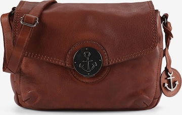 Sac à bandoulière 'Anchor Love Messenger' Harbour 2nd en marron : devant