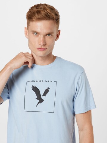 American Eagle Shirt in Blauw