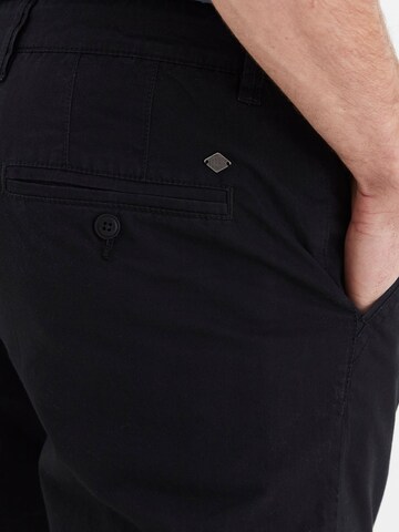 Coupe slim Pantalon chino 'Killian' !Solid en noir