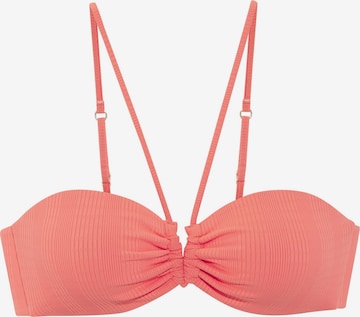 Copenhagen Studios Bandeau Bikinitoppi värissä oranssi: etupuoli
