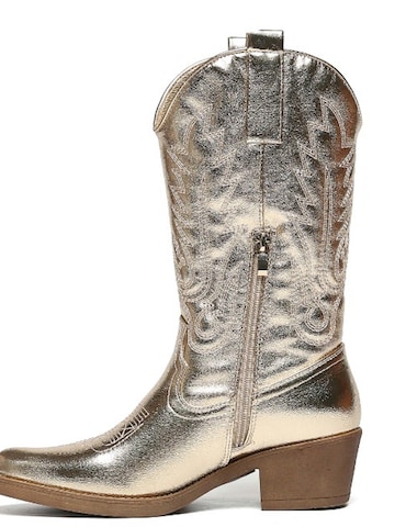 Smile Favorites Boots in Gold: front