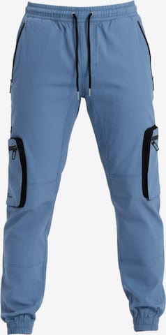 Ombre Tapered Hose 'OM-PAJO-0135' in Blau: Vorderseite
