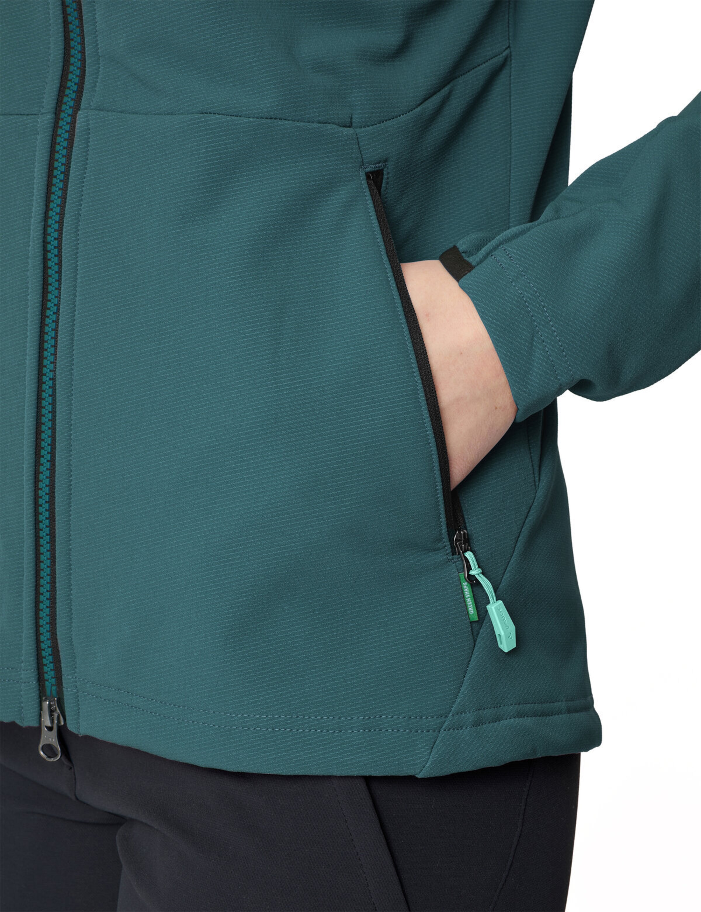 VAUDE Funktionsfleecejacke 'Elope' in Grün