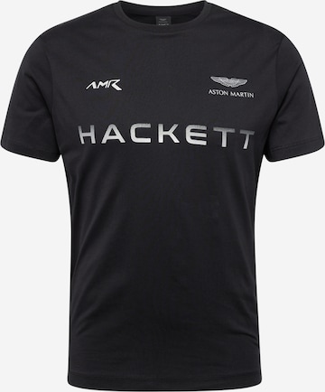 Hackett London T-shirt i svart: framsida