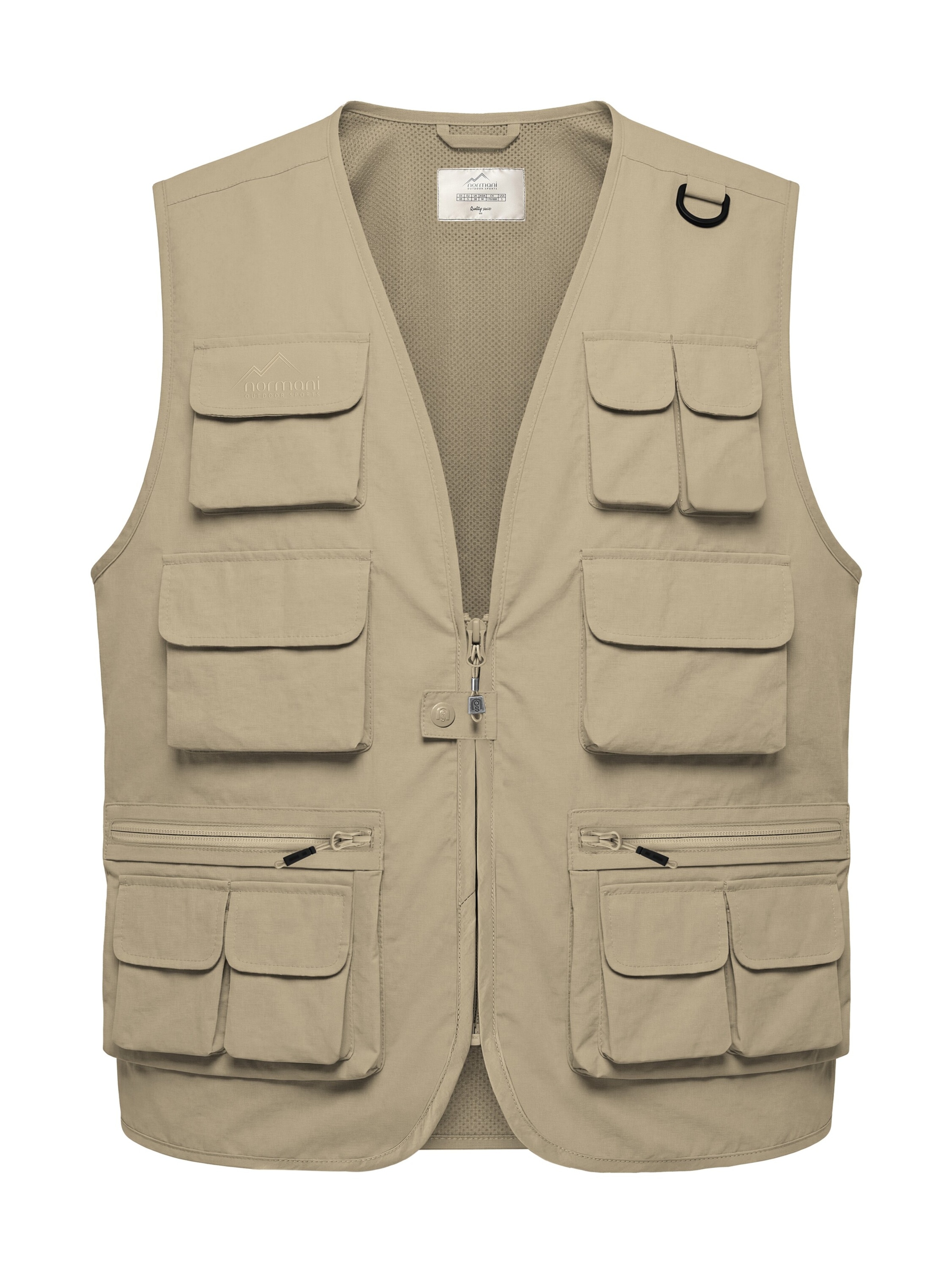 Gilet de sport 'Acacia' normani en beige : devant