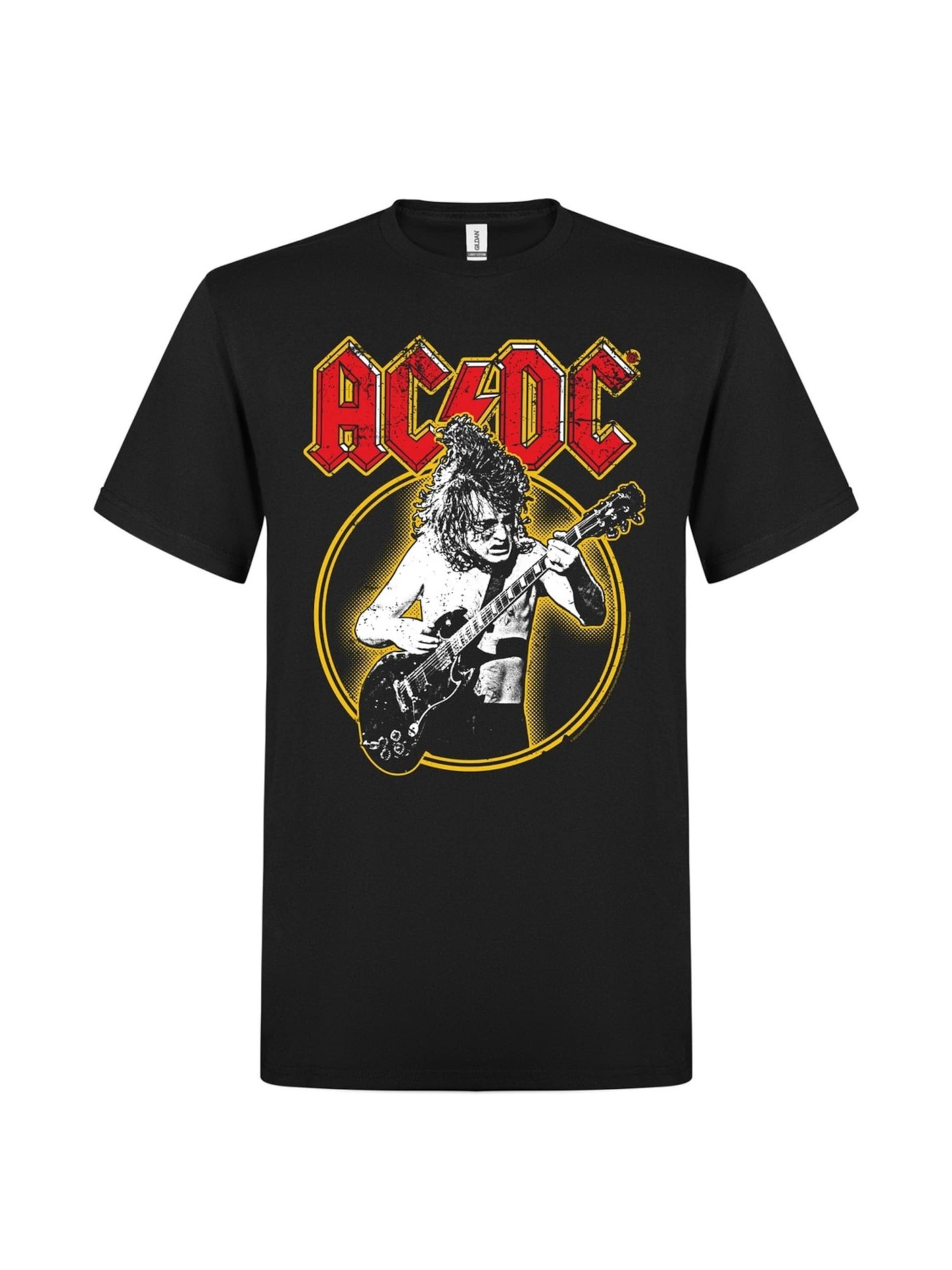 AC/DC Shirt 'Ac/dc Angus Signature T-Shirt' in Black: front
