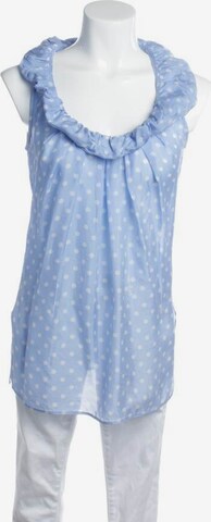 Blumarine Top / Seidentop S in Blau: predná strana