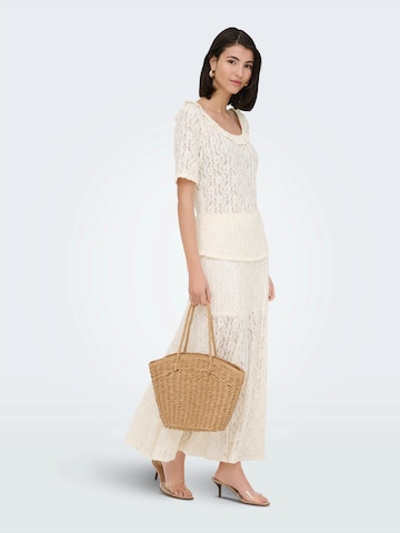 JDY Skirt 'JDYGALLAS' in Beige