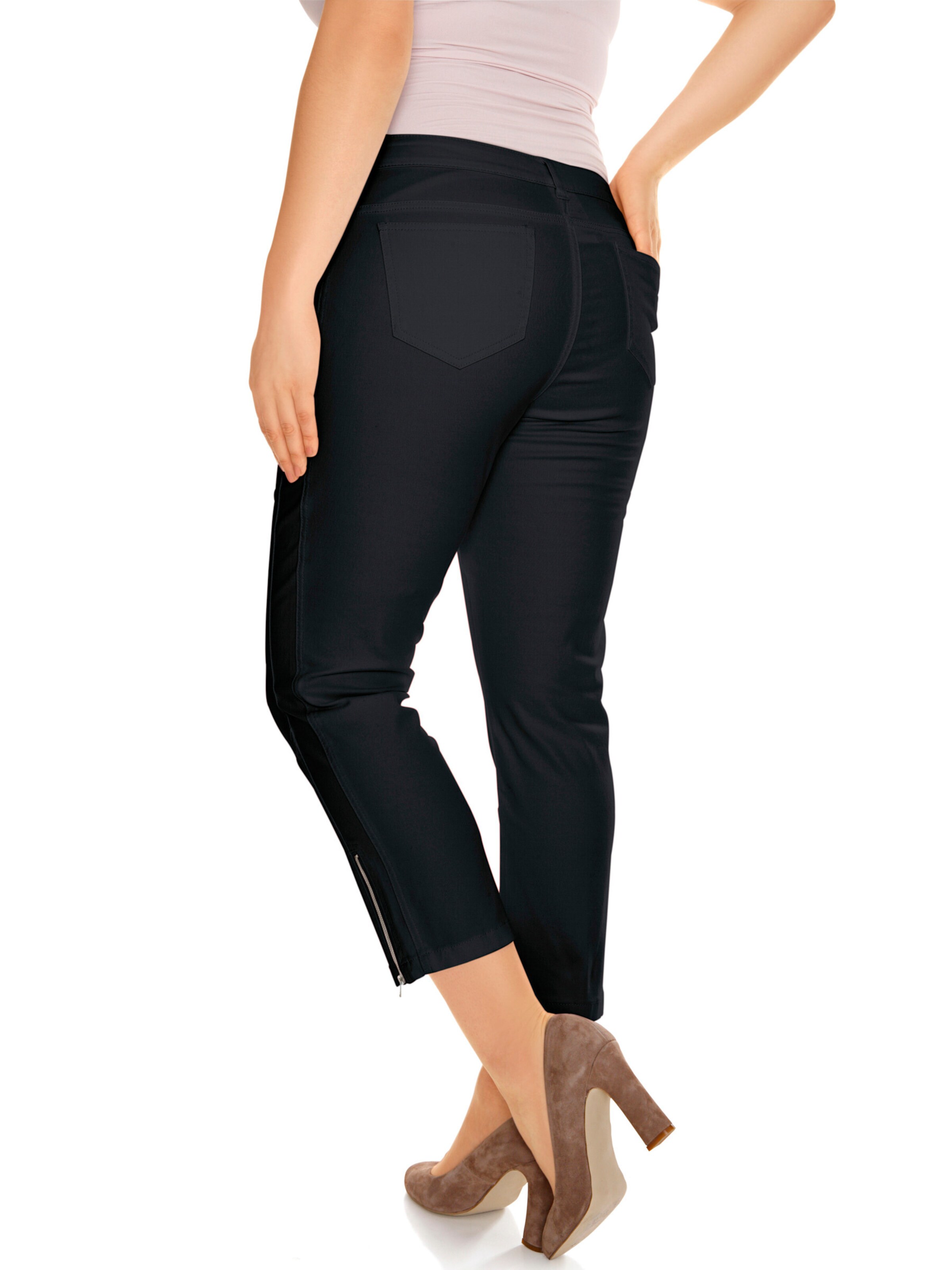 heine Skinny Spodnie w kolorze czarny