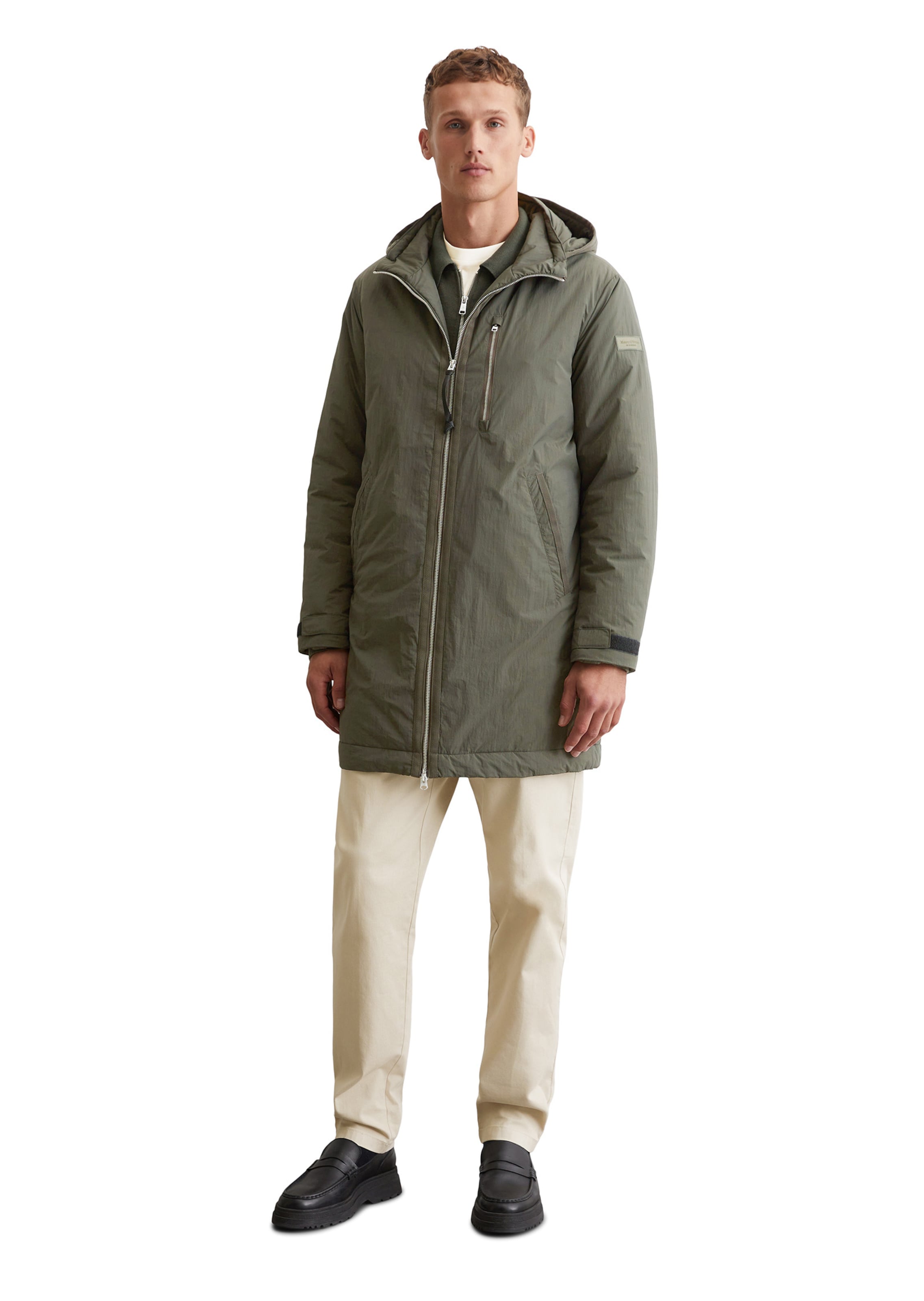 Parka di mezza stagione di Marc O'Polo in verde