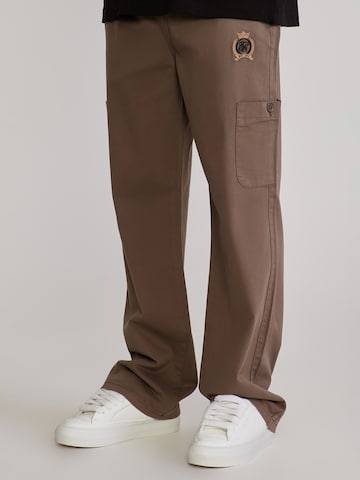 SikSilk Baggy Cargo trousers in Beige