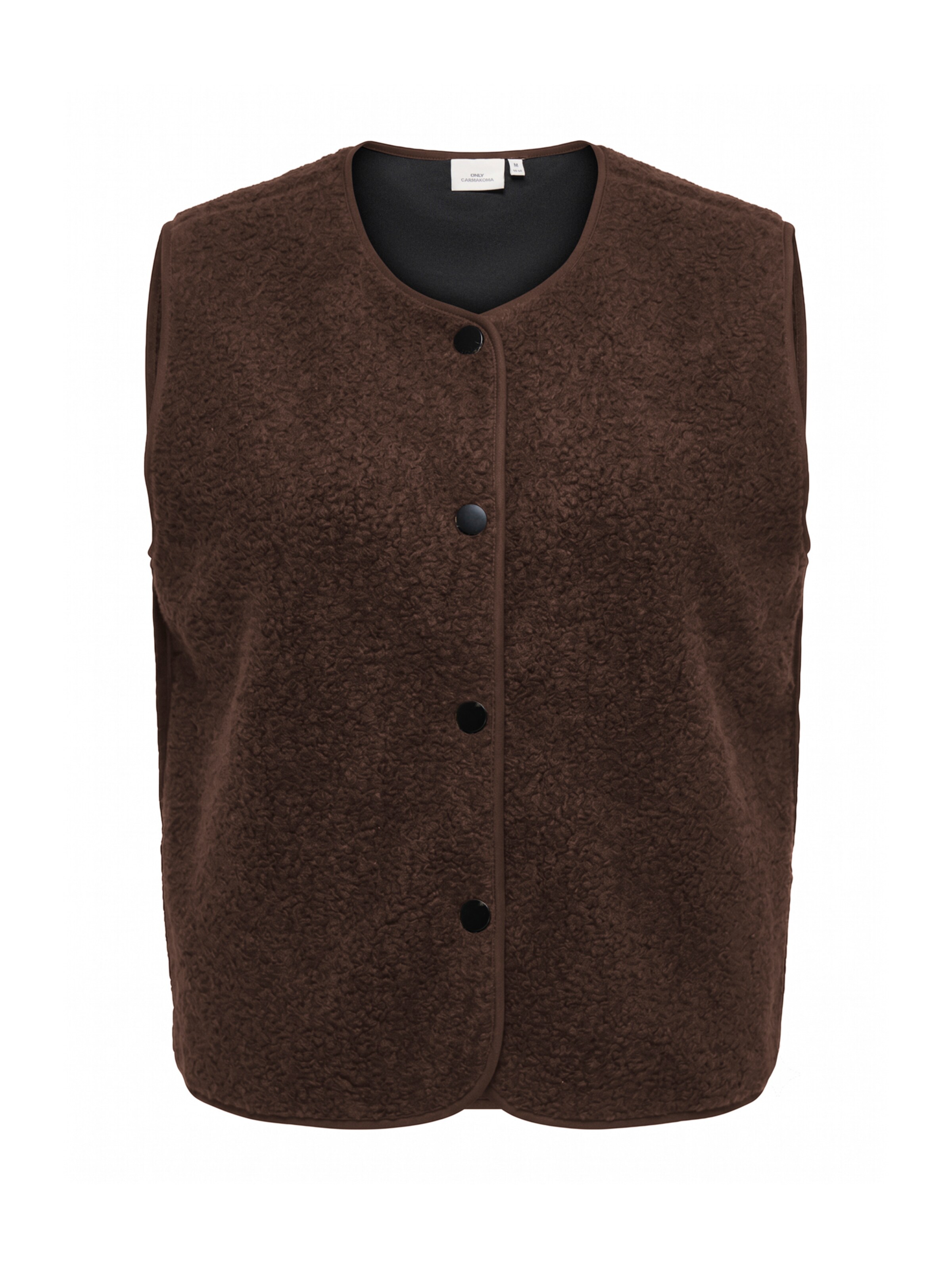 ONLY Carmakoma Vest 'CARBELISA' XL-XXL suuruses tumepruun, Tootevaade