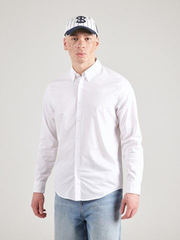 Abercrombie & Fitch Regular Fit Paita värissä valkoinen: etupuoli