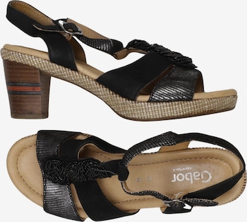 GABOR Sandals & High-Heeled Sandals in 39 in Black: front