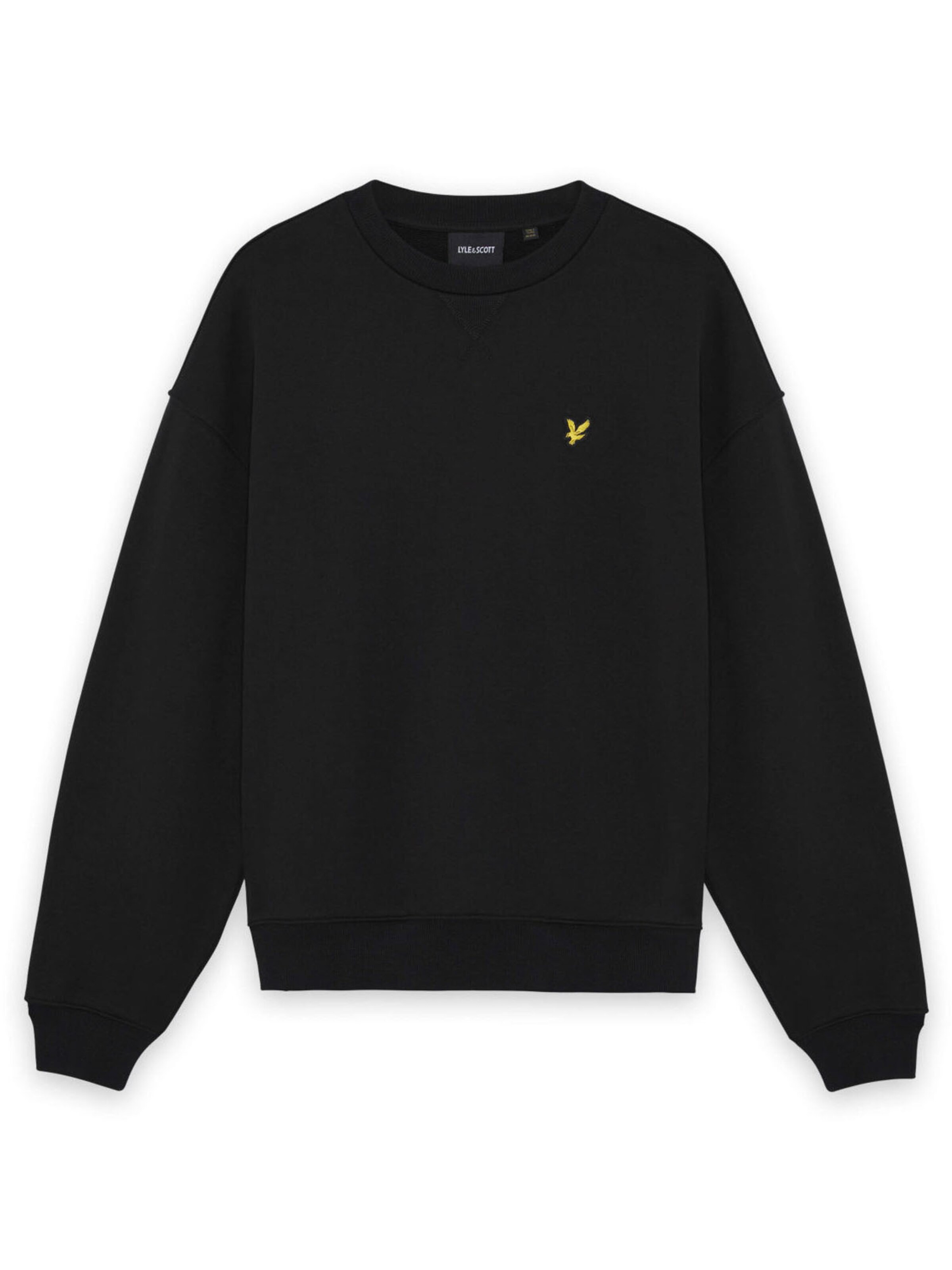 Sweat-shirt Lyle & Scott en noir : devant