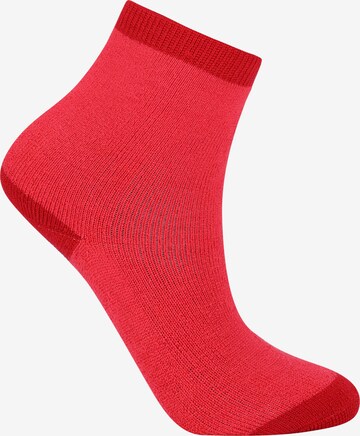 ZigZag Athletic Socks 'Lime' in Red