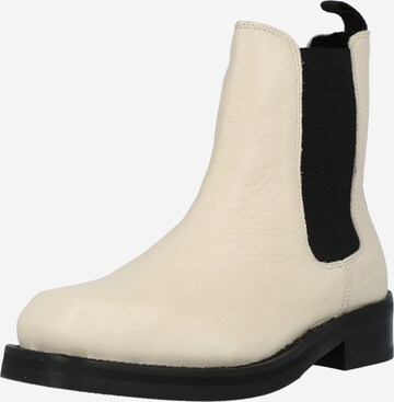 Chelsea Boots 'SAGA' SELECTED FEMME en beige : devant