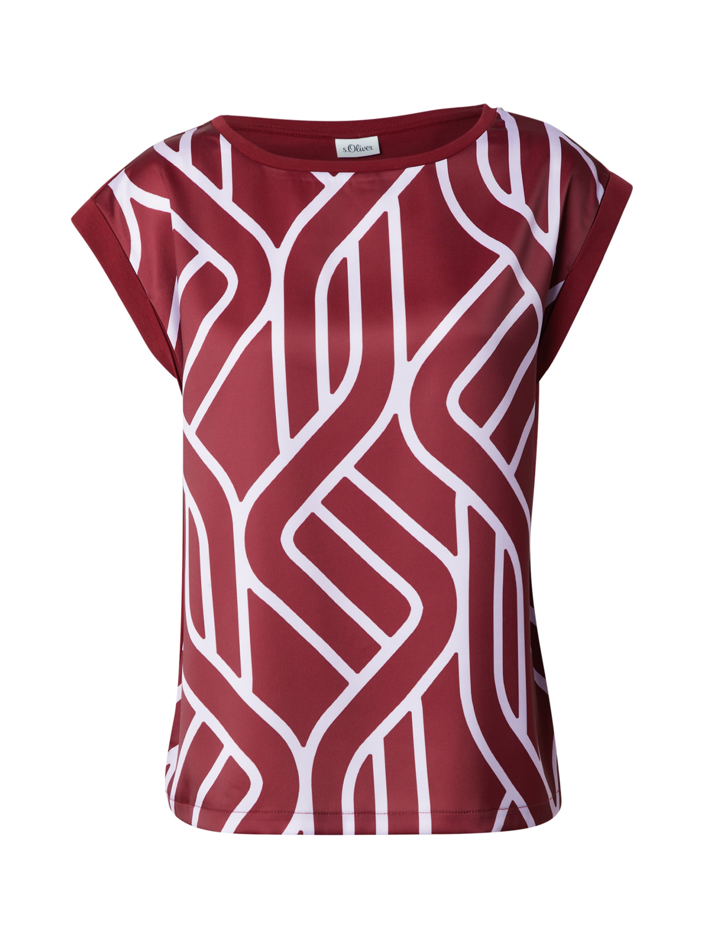 T-shirt s.Oliver BLACK LABEL en rouge : devant