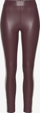 LASCANA Skinny Leggings in Red: front