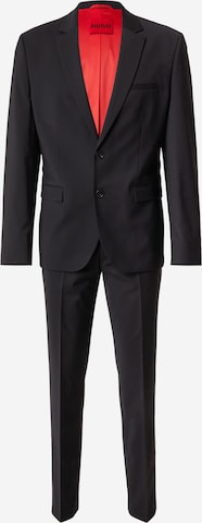 Coupe slim Costume 'Arti-Hesten253X' HUGO en noir : devant