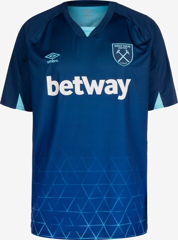 UMBRO Shirt 'West Ham' in Blauw: voorkant