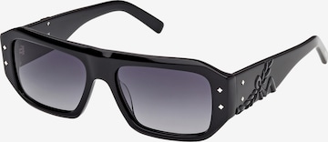 Lunettes de soleil MCM en noir : devant