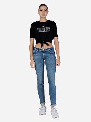 Top 'MARTINA CN SS T-SHIRT V6RI14 I3Z14' di GUESS in nero