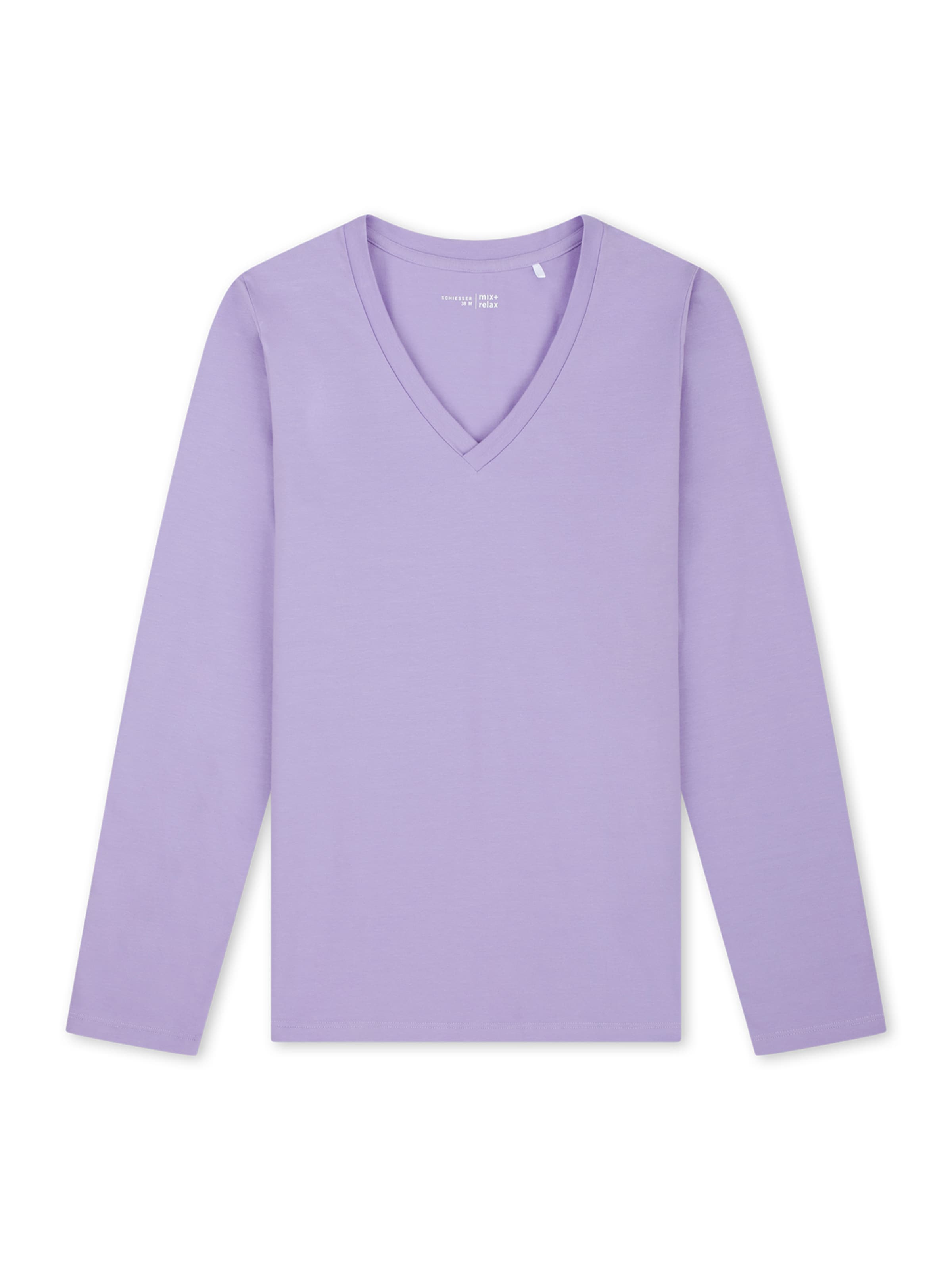SCHIESSER Slaapshirt ' Mix Relax ' in XS in de kleur Sering / Lichtlila, Productweergave