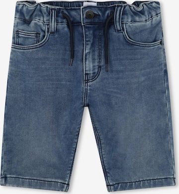 BOSS Kidswear - Regular Calças de ganga em azul: frente