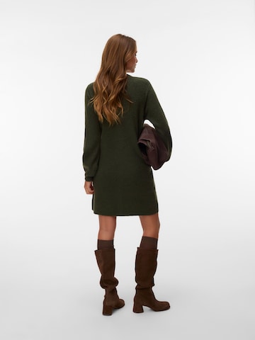VERO MODA Pletena obleka 'VMKARLA' | zelena barva
