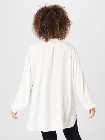 Fransa Curve Blouse 'Coya' in White