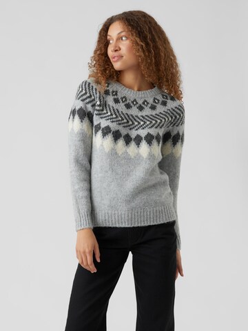 VERO MODA Sweater 'Filippa' in Grey