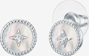 Boucles d'oreilles Lulu & Jane en argent : devant