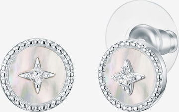 Boucles d'oreilles Lulu & Jane en argent : devant