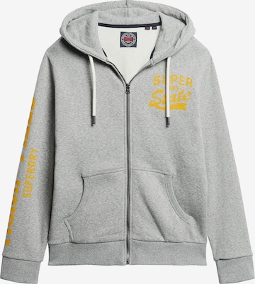 Superdry Sweatjacke in Grau: predná strana