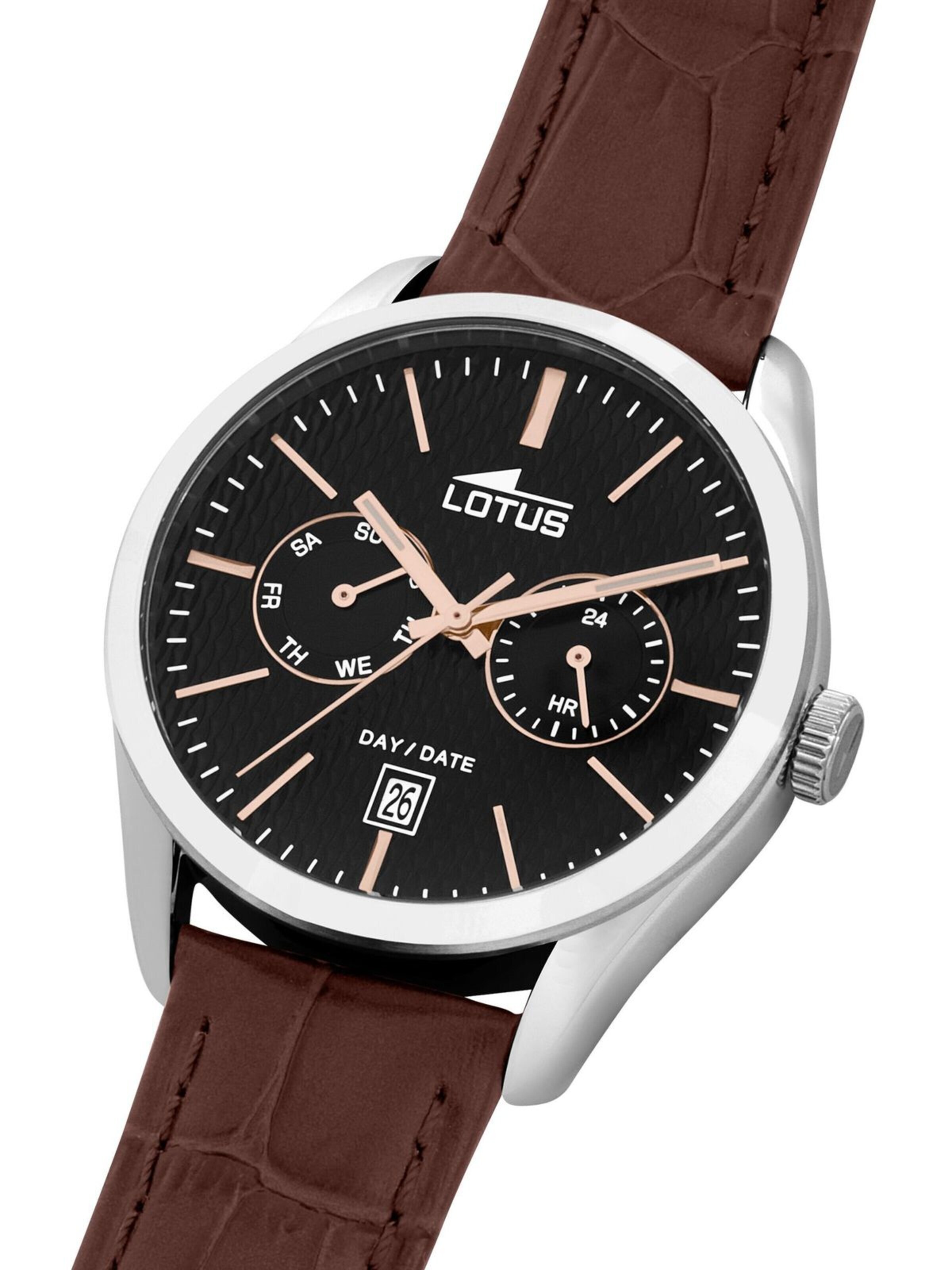 Lotus Analoog horloge 'Watch Multifuncion' in Zwart