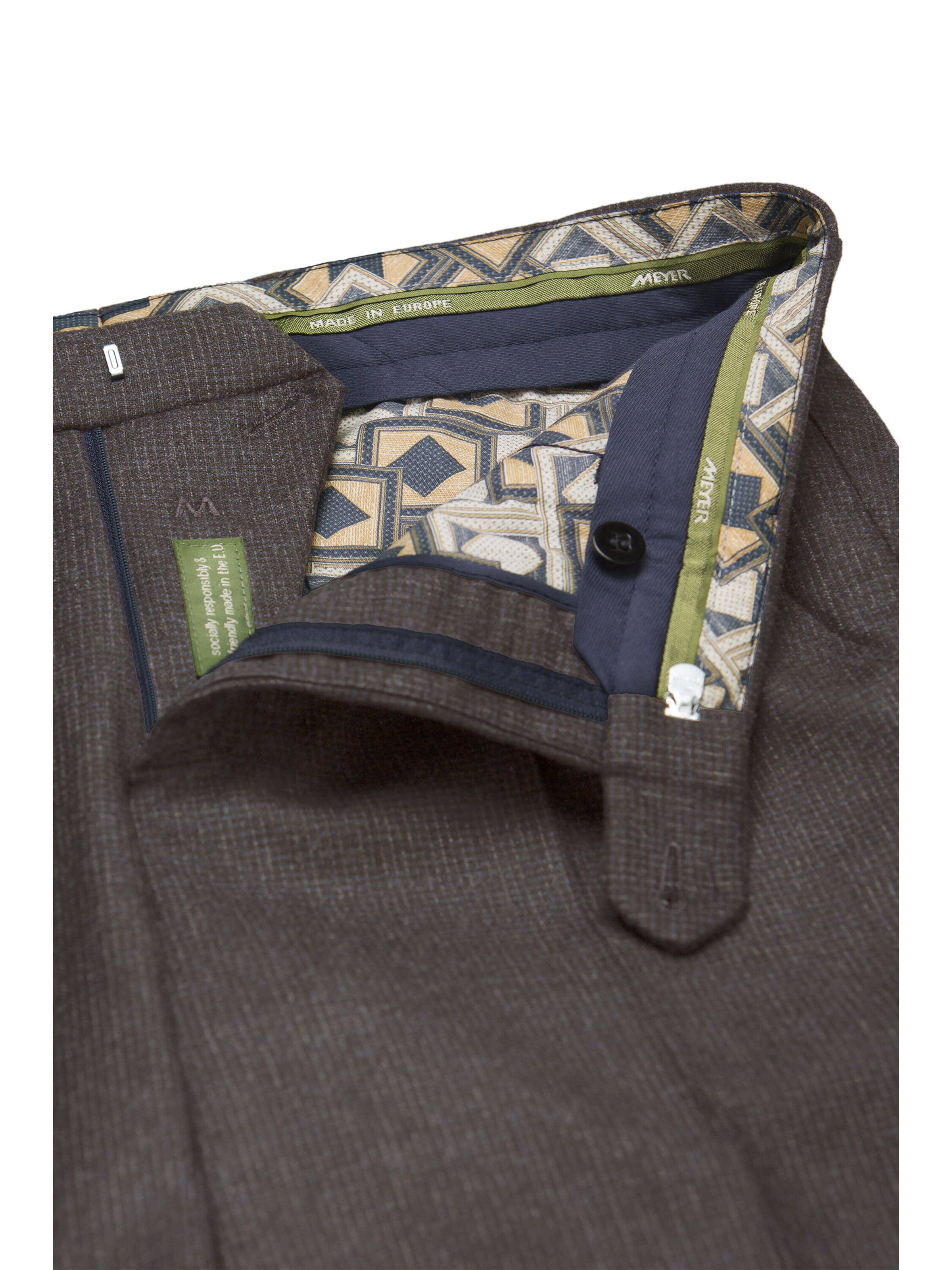 Regular Pantalon chino 'Rio 2-8812' MEYER en marron