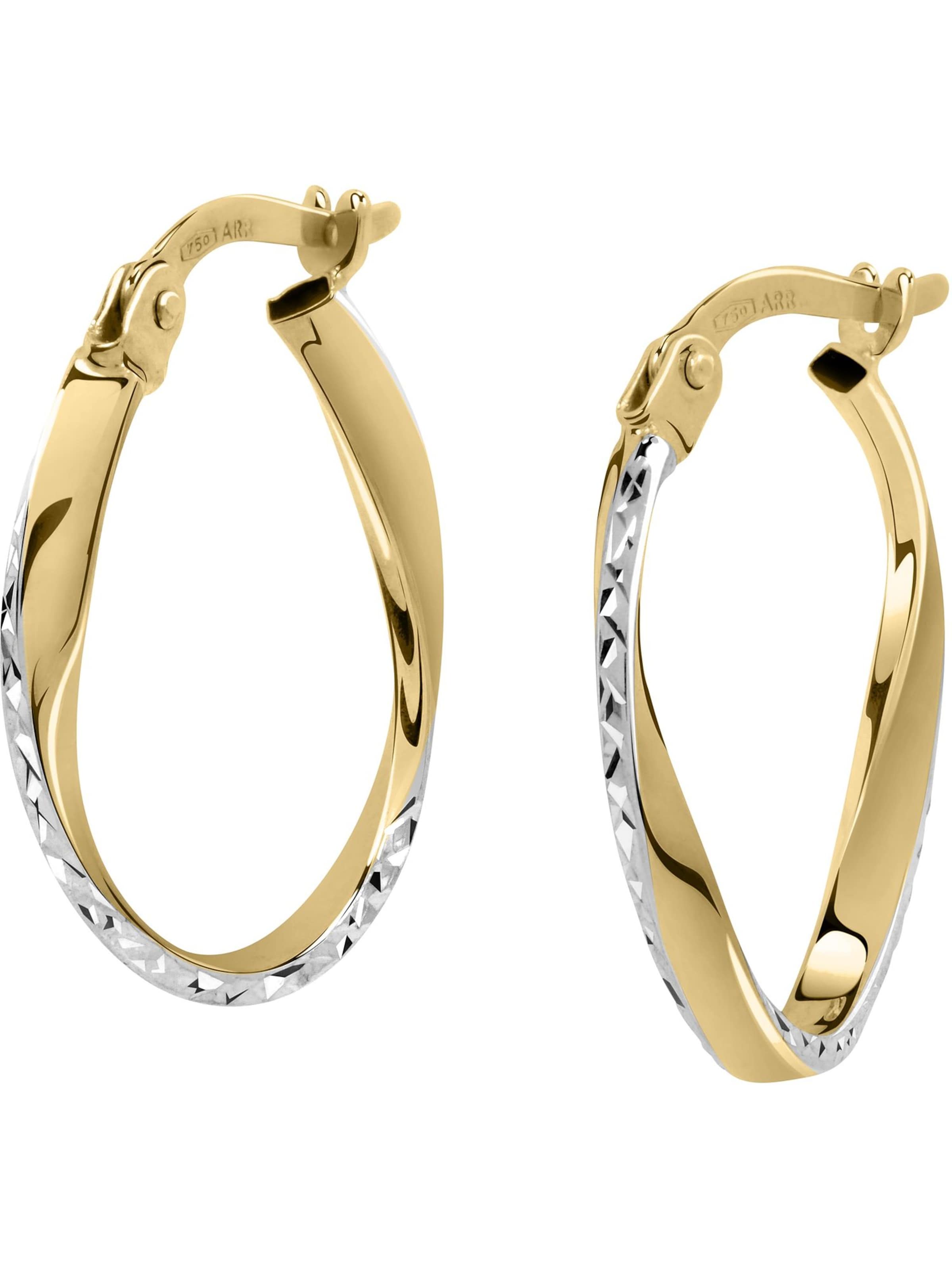 CHRIST Earrings in Gold: front