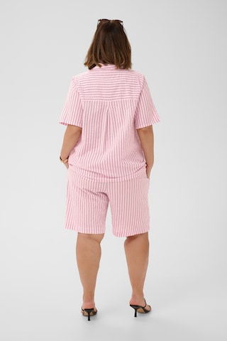 KAFFE CURVE Bluse 'KCLary' in Pink