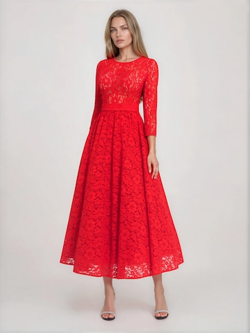 MATSOUR’I Cocktailjurk 'Vicktoria' in Rood