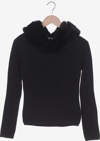 PRADA Sweatshirt & Zip-Up Hoodie in S in Black: front