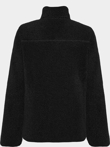 Didriksons Fleece jas 'Peter' in Zwart