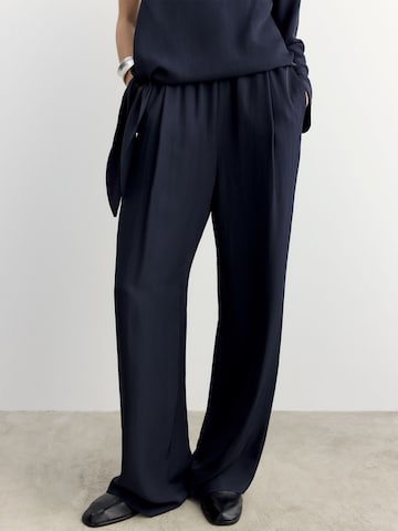 Wide Leg Pantalon Bhoem en bleu : devant