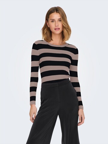 Pull-over 'JDYPLUM' JDY en gris : devant