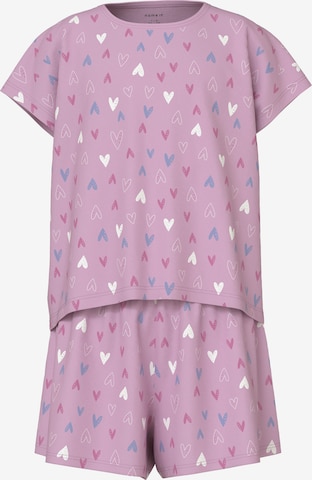 NAME IT Pajamas in Purple: front