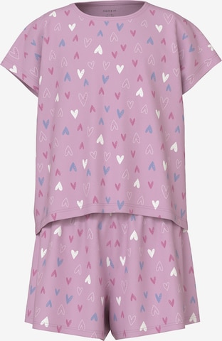 NAME IT Комплект пижама в лилав: отпред