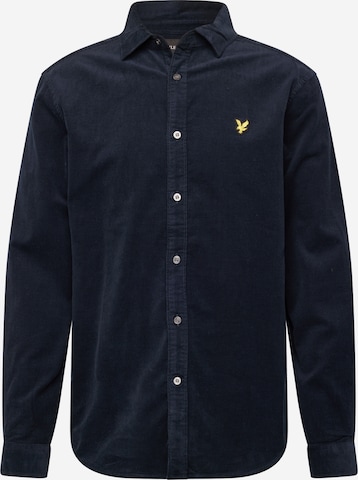 Regular fit Cămașă de la Lyle & Scott pe albastru: față