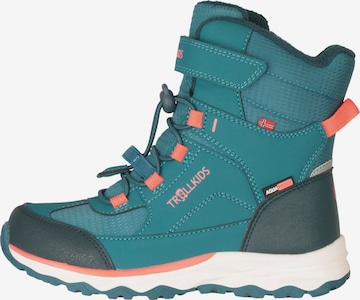 TROLLKIDS Snow Boots in Blue: front